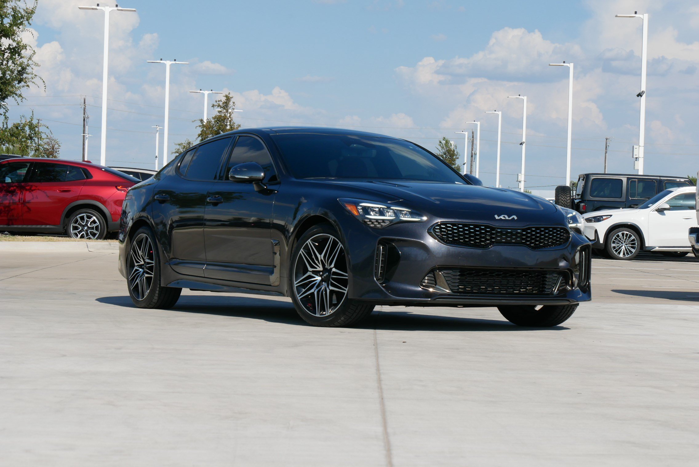 Used 2022 Kia Stinger GT1 w/ Red Interior Color Package RWD image 2
