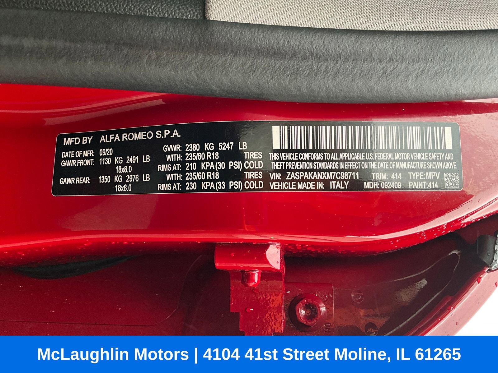 Used 2021 Alfa Romeo Stelvio Sprint w/ Cold Weather Package image 19