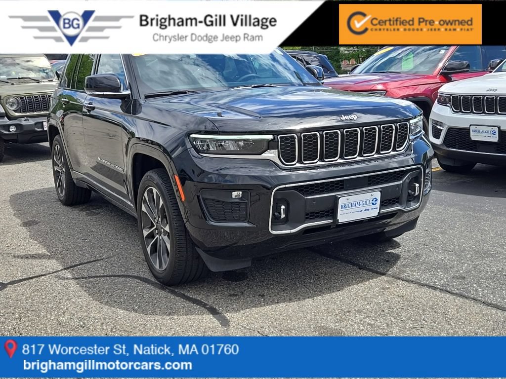 Certified 2023 Jeep Grand Cherokee Overland w/ Luxury Tech Group IV