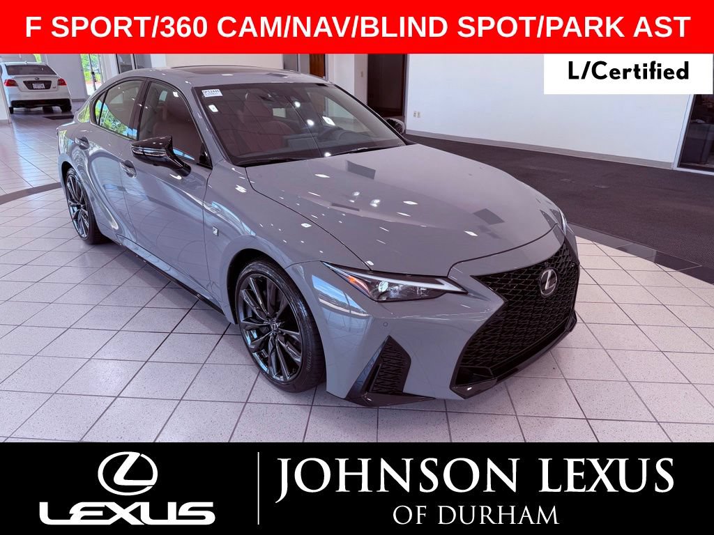Certified 2025 Lexus IS 350 F Sport w/ Navigation Package