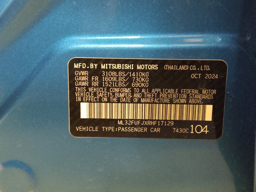 Used 2024 Mitsubishi Mirage G4 ES FWD image 33