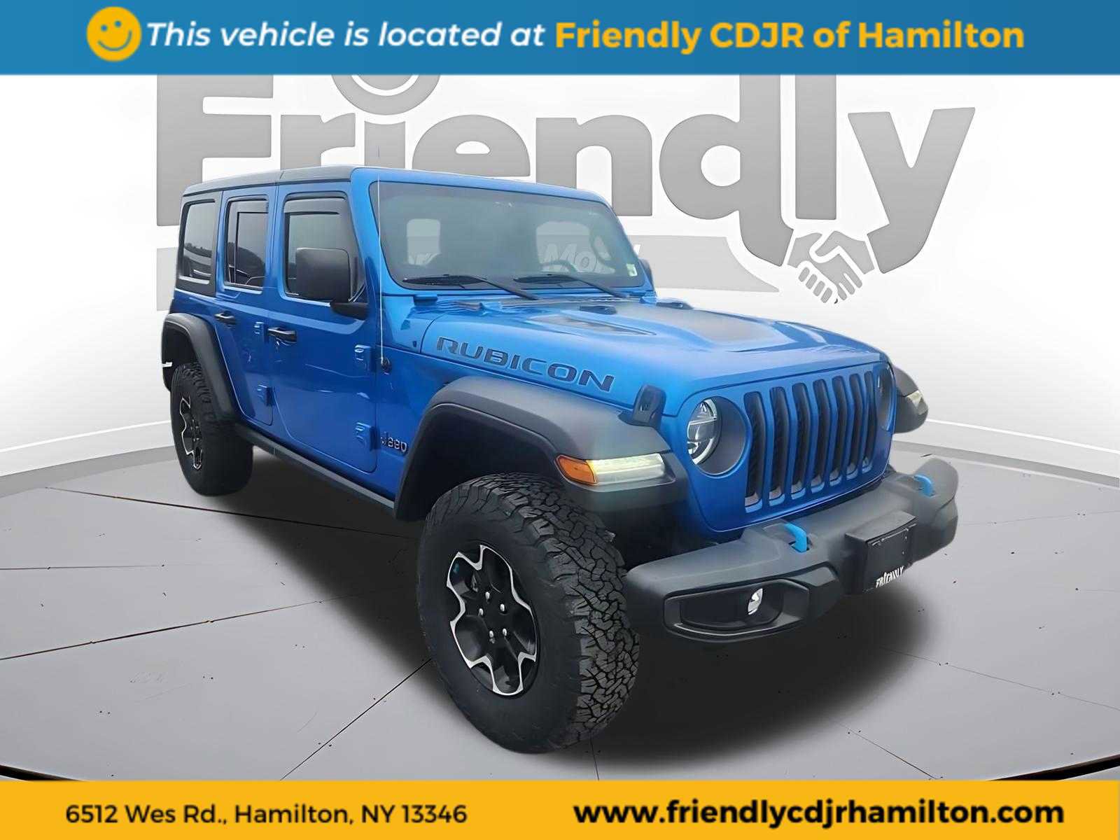 Used 2021 Jeep Wrangler Unlimited Rubicon 4xe w/ Cold Weather Group image 3