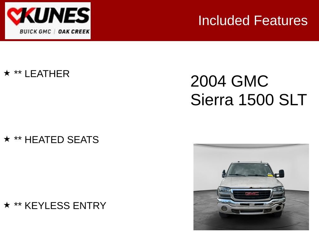 Used 2004 GMC Sierra 1500 SLT w/ Light Duty Power Package AWD/4WD image 2