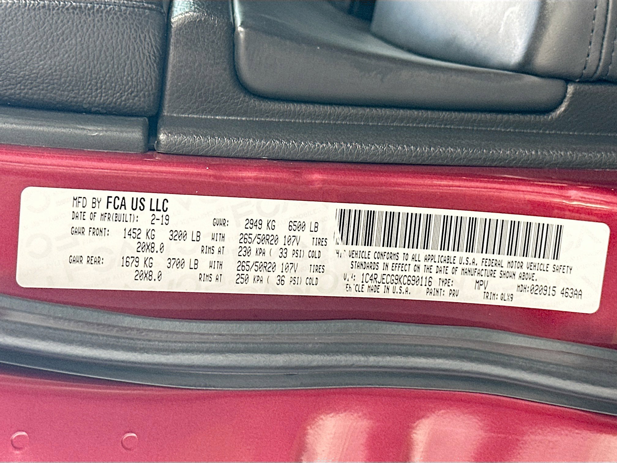 Used 2019 Jeep Grand Cherokee High Altitude image 35