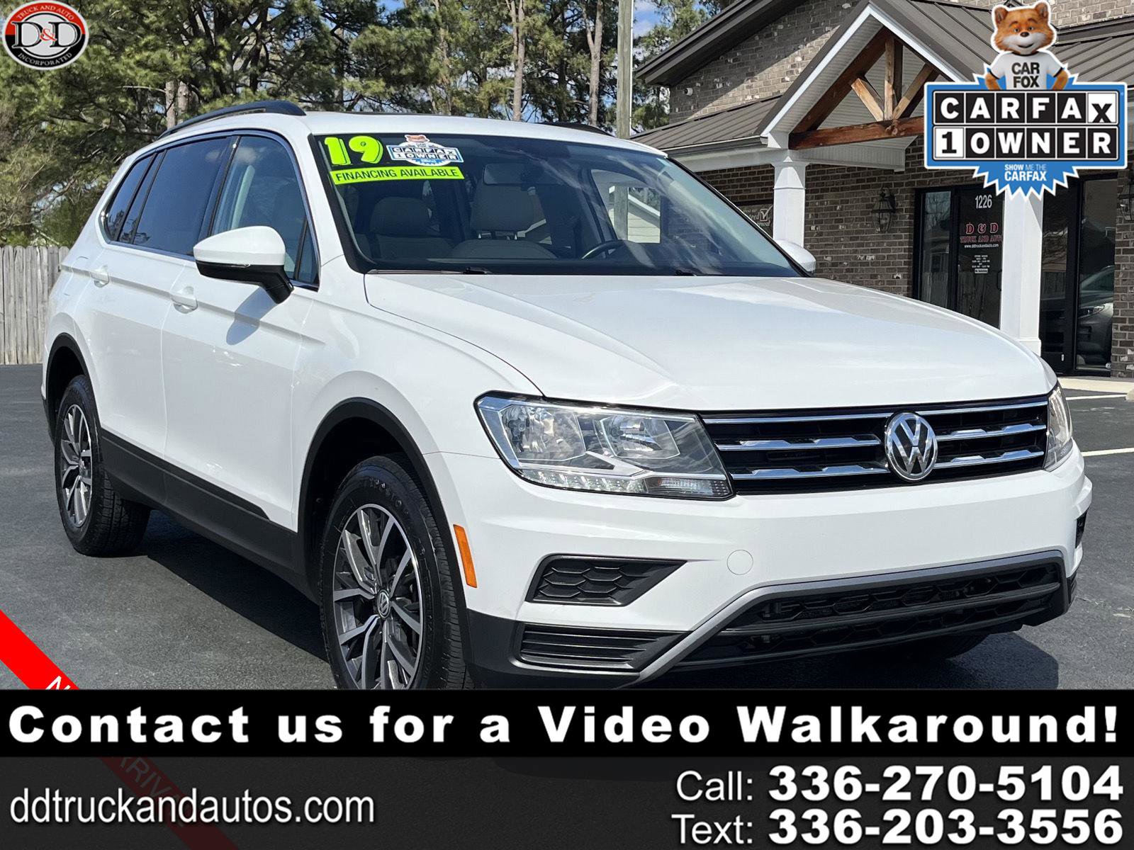 Used 2019 Volkswagen Tiguan SE w/ Panoramic Sunroof Package image 1
