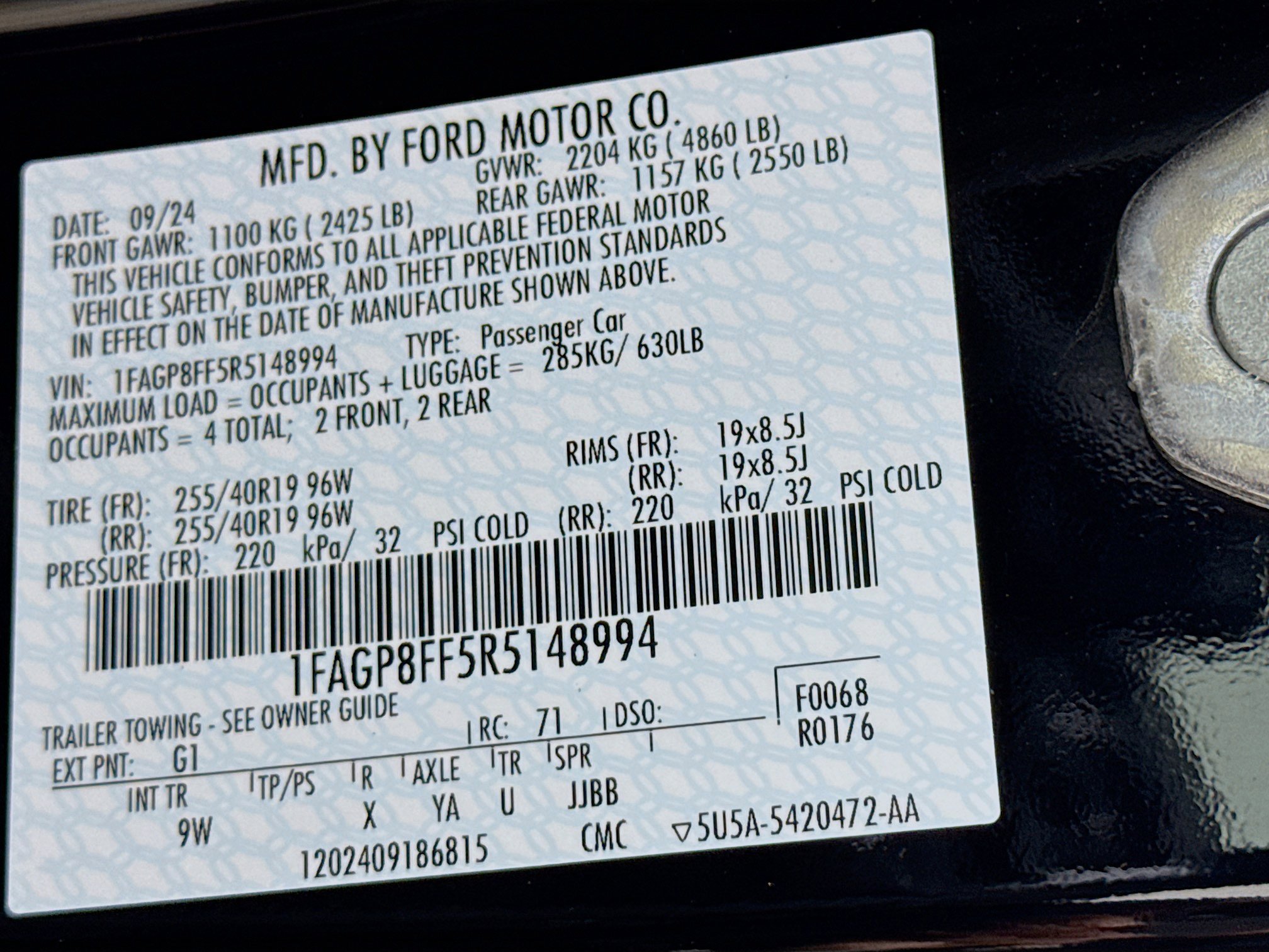 Used 2024 Ford Mustang GT Premium RWD image 32