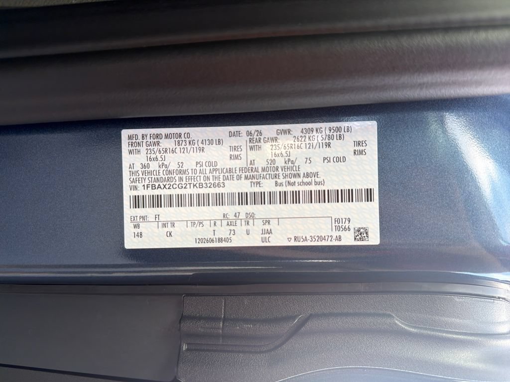 New 2026 Ford Transit 350 XLT RWD image 25