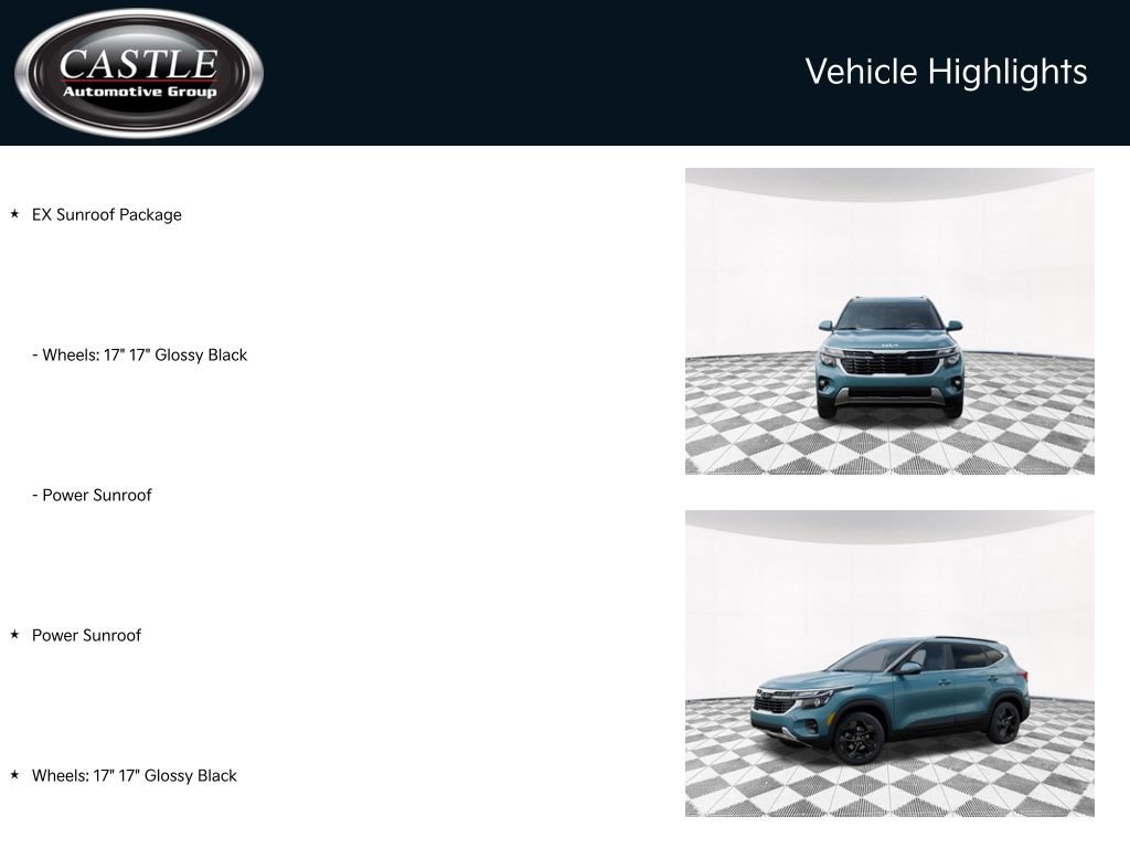 New 2026 Kia Seltos EX w/ EX Sunroof Package FWD image 4
