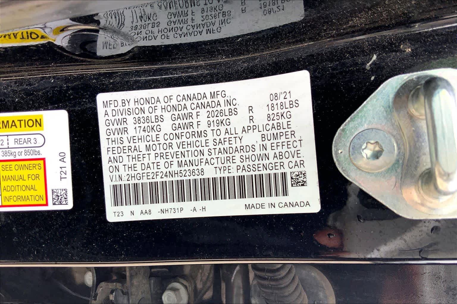Used 2022 Honda Civic LX image 32
