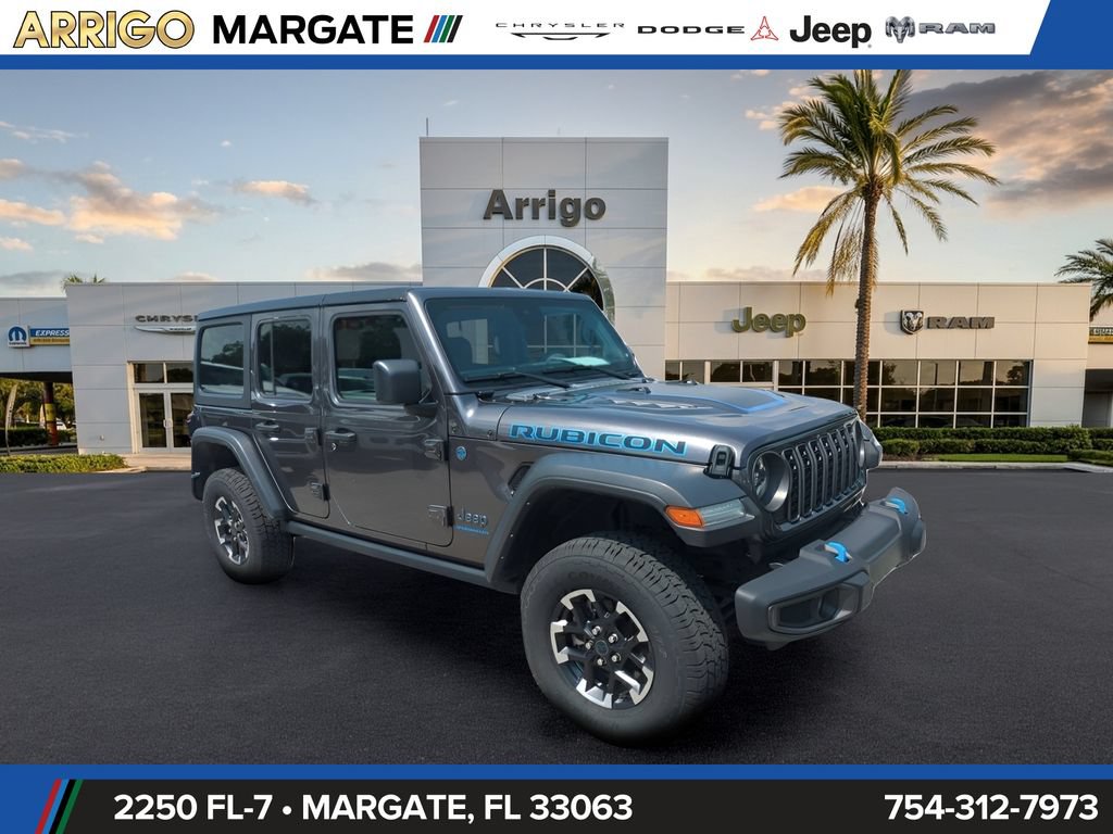 Used 2024 Jeep Wrangler Unlimited Rubicon 4xe AWD/4WD image 1