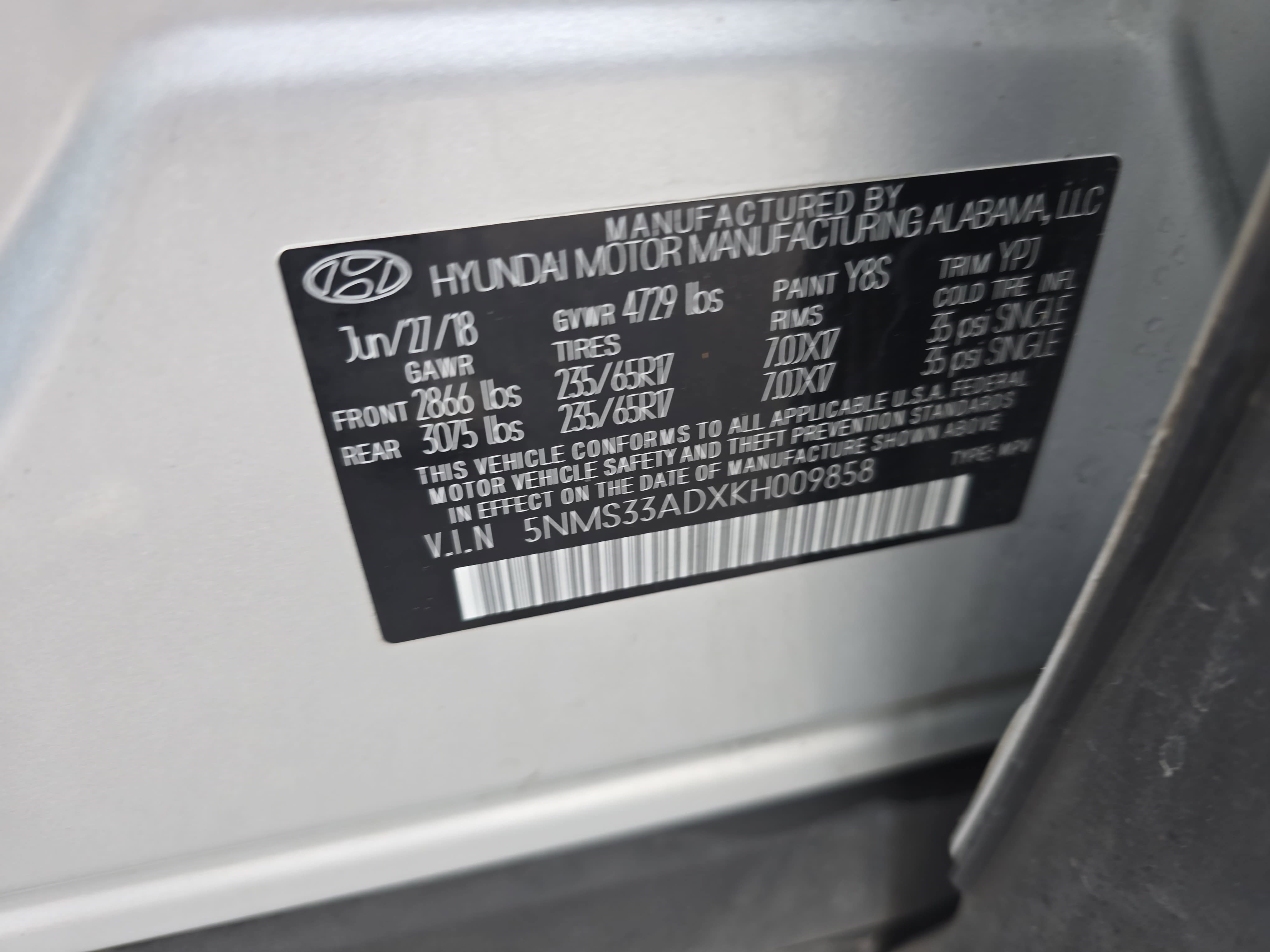 Used 2019 Hyundai Santa Fe SEL image 34