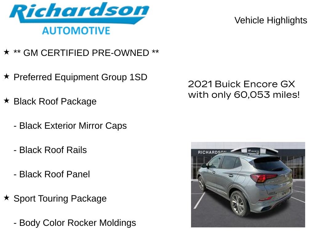 Used 2021 Buick Encore GX Select w/ Advanced Technology Package AWD/4WD image 11