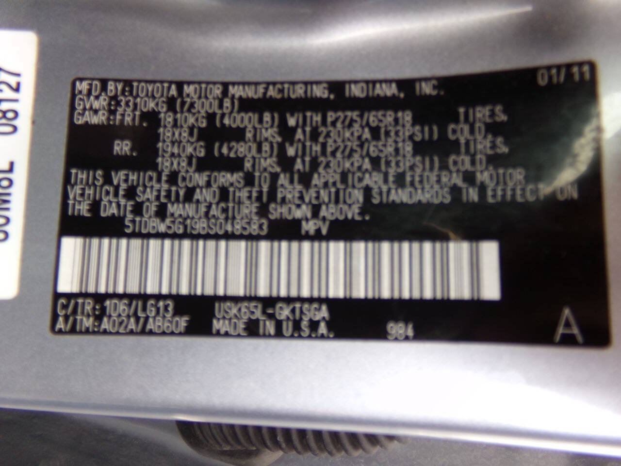 Used 2011 Toyota Sequoia SR5 w/ Premium Pkg AWD/4WD image 61