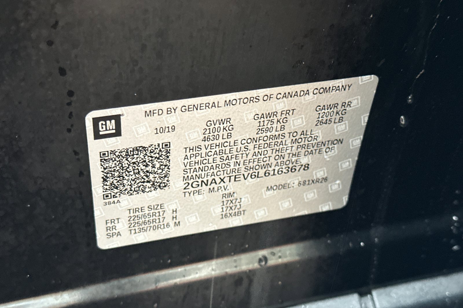 Used 2020 Chevrolet Equinox LT w/ LPO, Floor Liner Package image 29