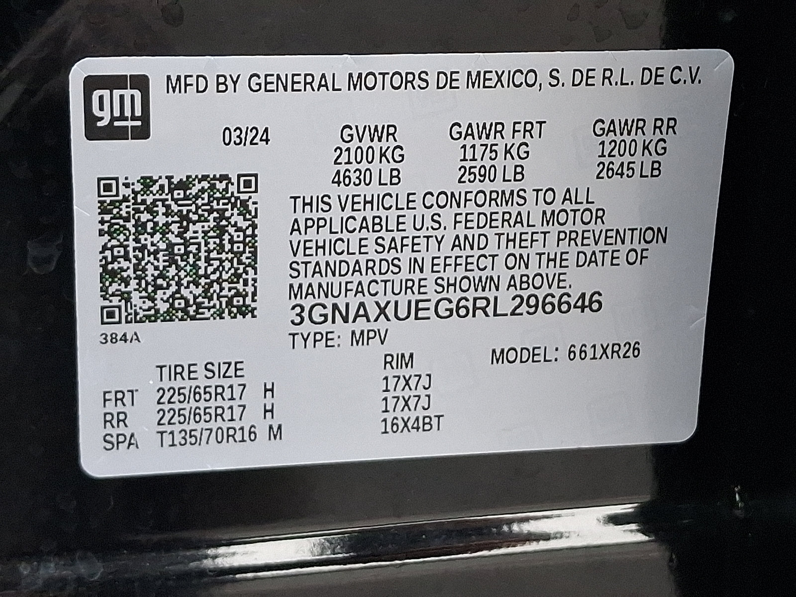 Used 2024 Chevrolet Equinox LT w/ LPO, Floor Liner Package AWD/4WD image 26