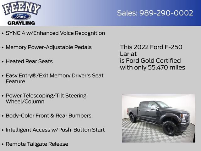 Used 2022 Ford F250 Lariat w/ Black Appearance Package image 26
