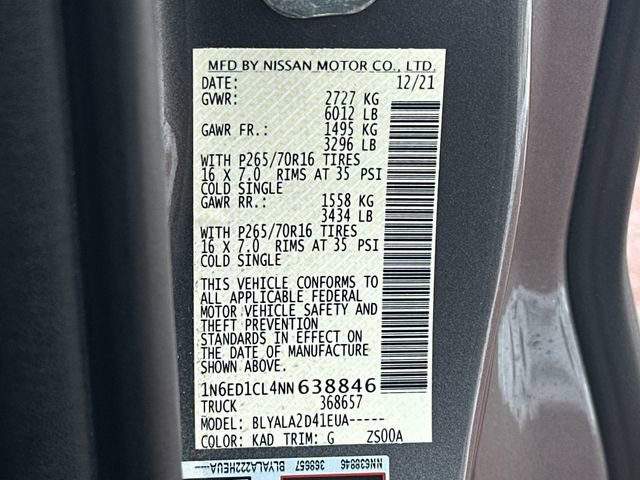 Used 2022 Nissan Frontier S image 34