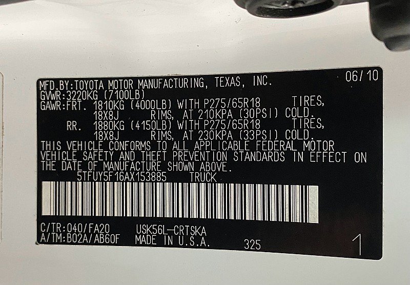 Used 2010 Toyota Tundra 4x4 Double Cab image 26