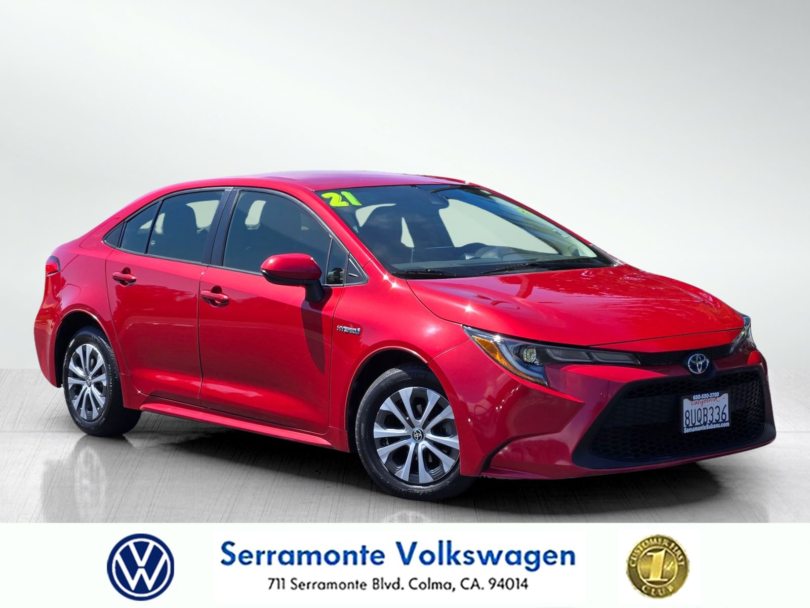 Used 2021 Toyota Corolla LE w/ Carpet Mat Package (TMS) FWD image 1