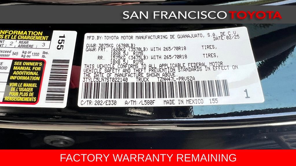 Certified 2025 Toyota Tacoma TRD Pro w/ Tow Tech Package image 52