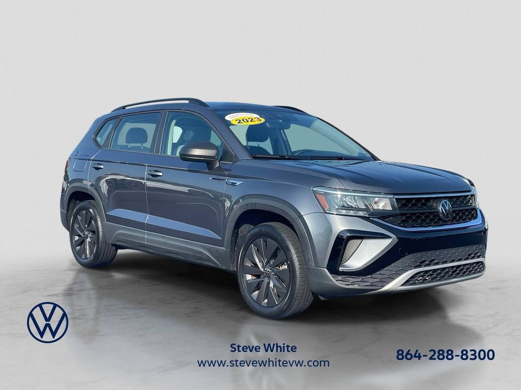 Certified 2023 Volkswagen Taos S w/ Driver Assistance Package FWD image 1