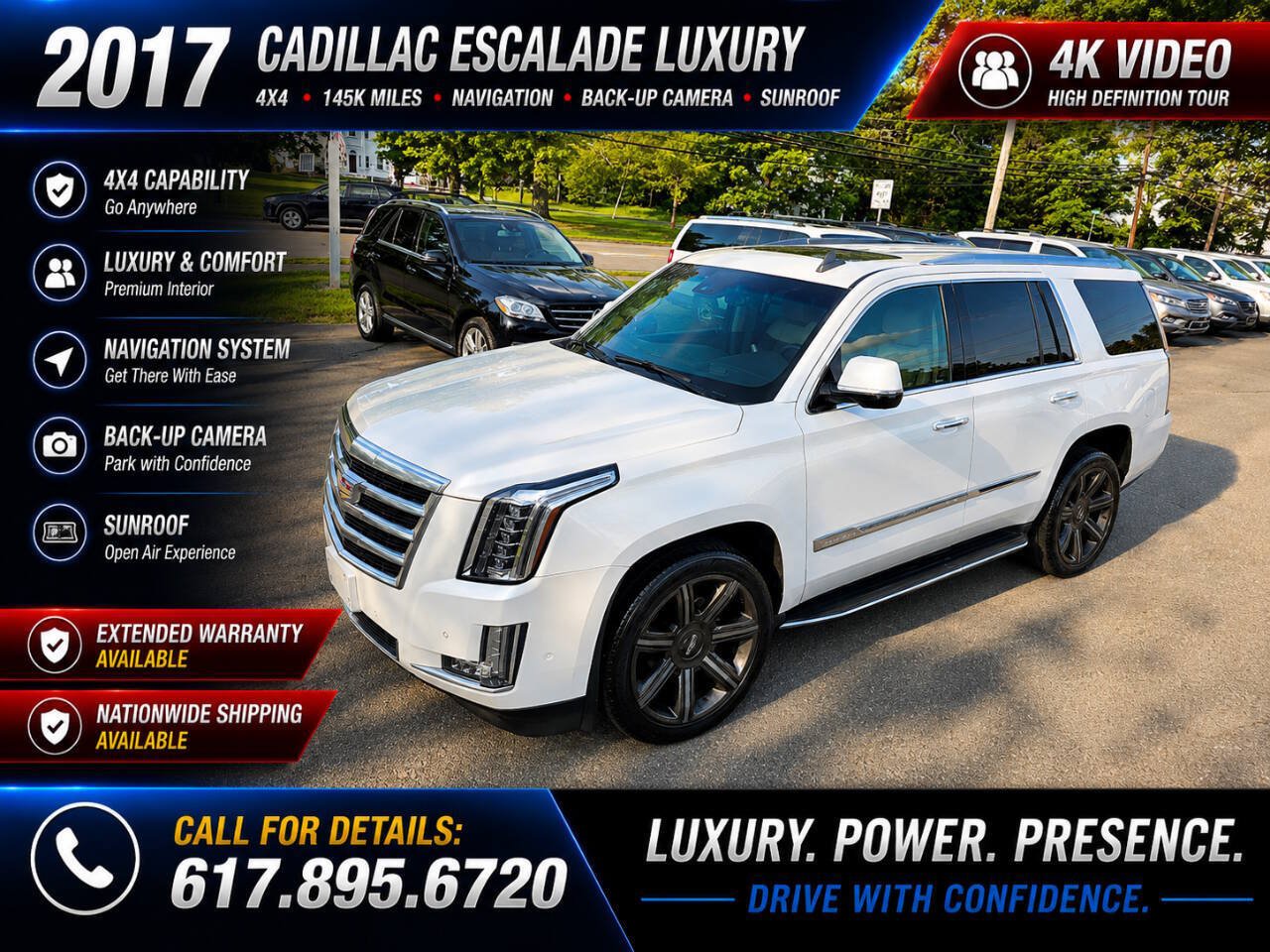 Used 2017 Cadillac Escalade Luxury AWD/4WD video 1