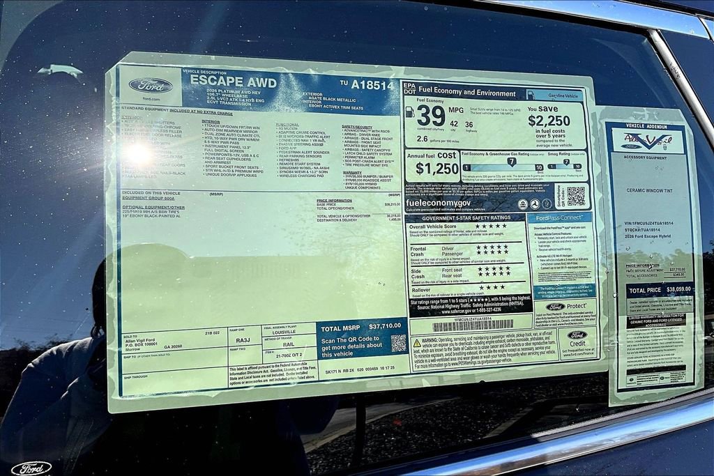 New 2026 Ford Escape Platinum AWD/4WD image 14