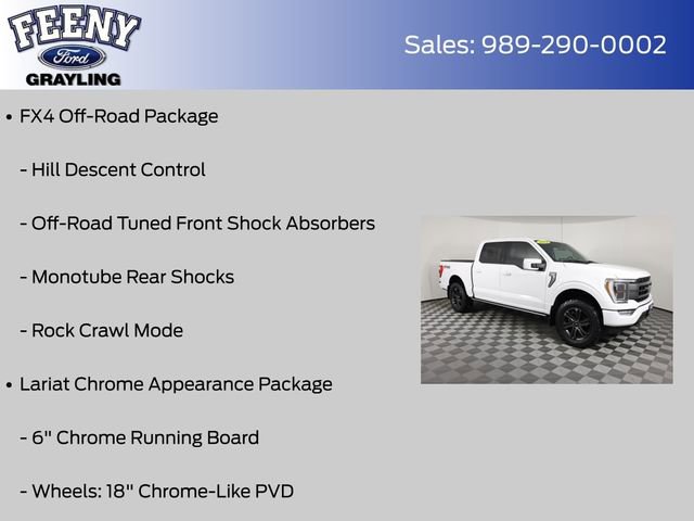 Used 2021 Ford F150 Lariat w/ Equipment Group 502A High AWD/4WD image 20
