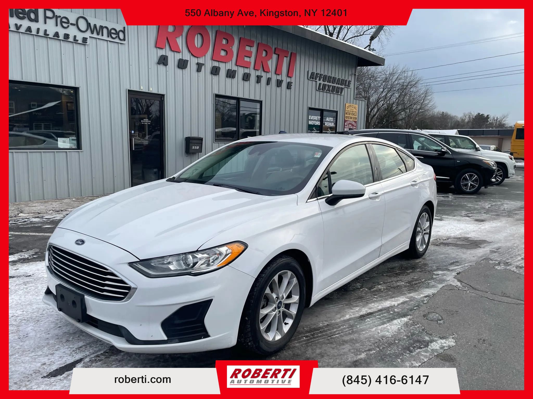 Used 2020 Ford Fusion SE w/ Fleet SE Value Package FWD image 1