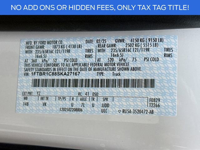 New 2025 Ford Transit 250 148 Medium Roof image 28