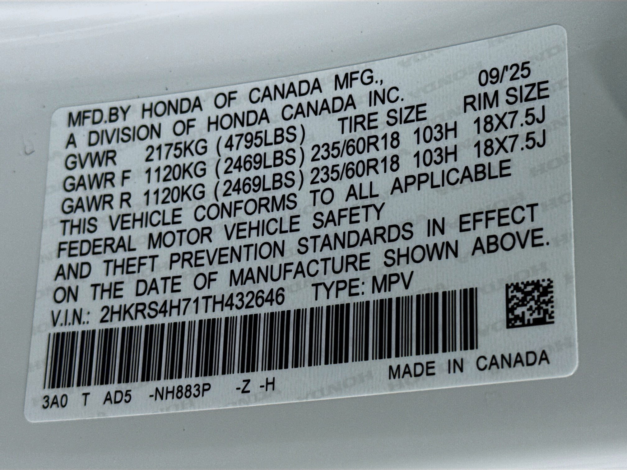 New 2026 Honda CR-V EX-L image 31