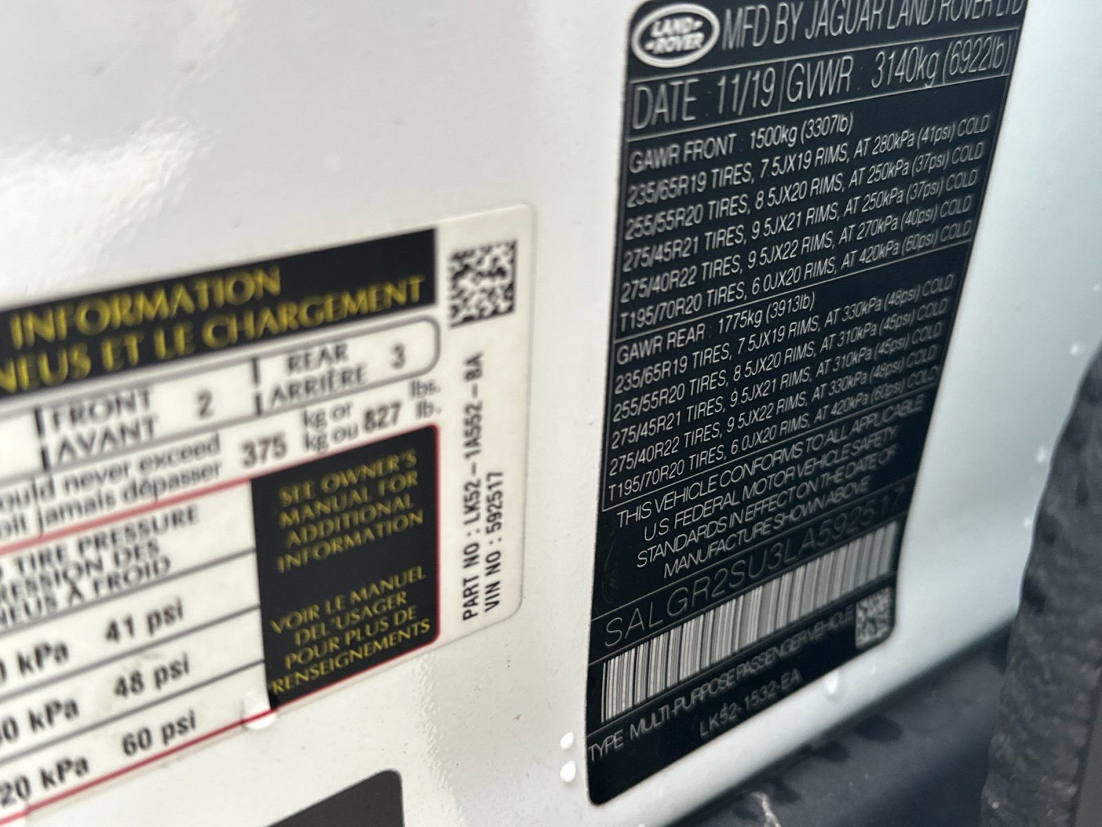 Used 2020 Land Rover Range Rover AWD/4WD image 25