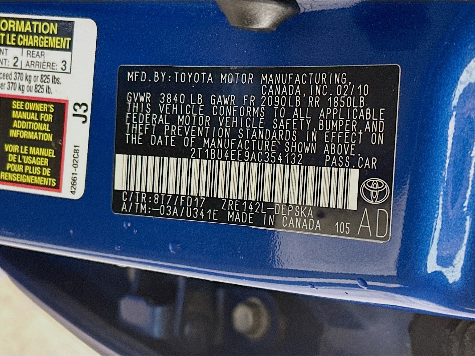 Used 2010 Toyota Corolla S w/ S EVP Pkg #3 FWD image 12
