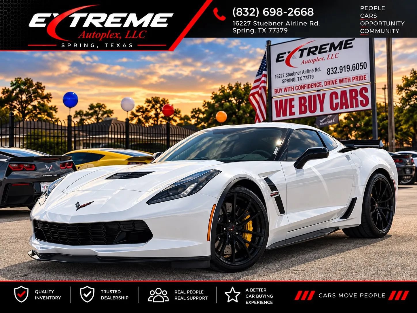 Used 2017 Chevrolet Corvette Grand Sport RWD image 1