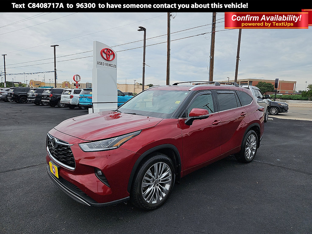 Used 2024 Toyota Highlander Platinum AWD/4WD image 1