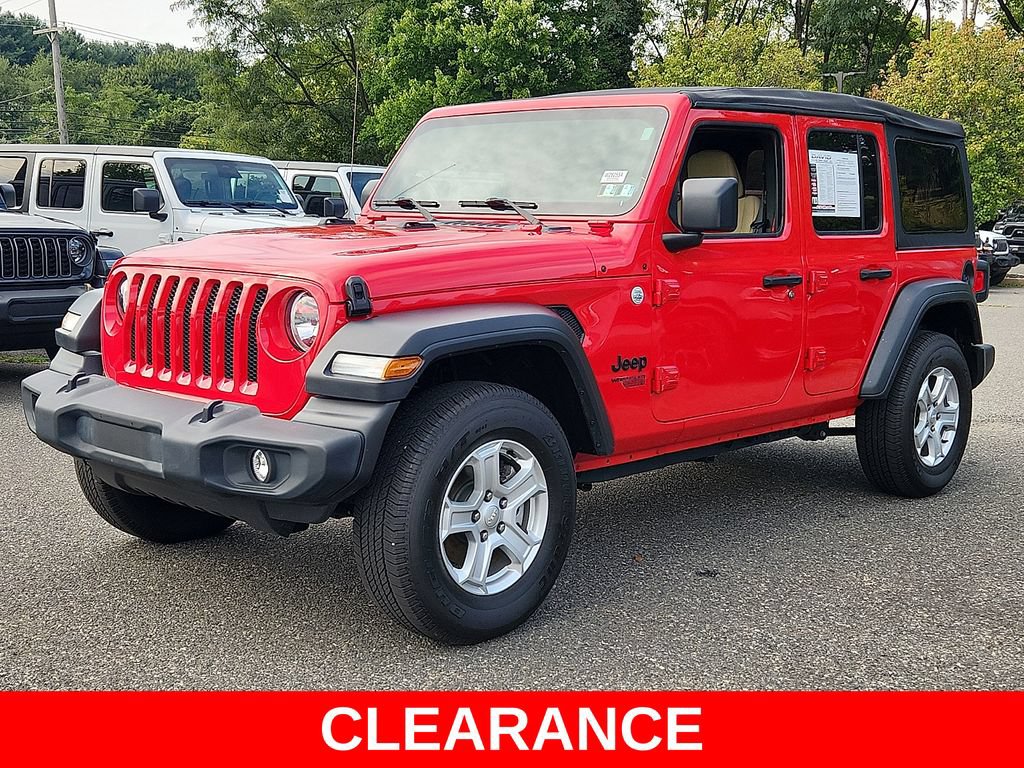 Used 2021 Jeep Wrangler Unlimited Sport AWD/4WD image 3