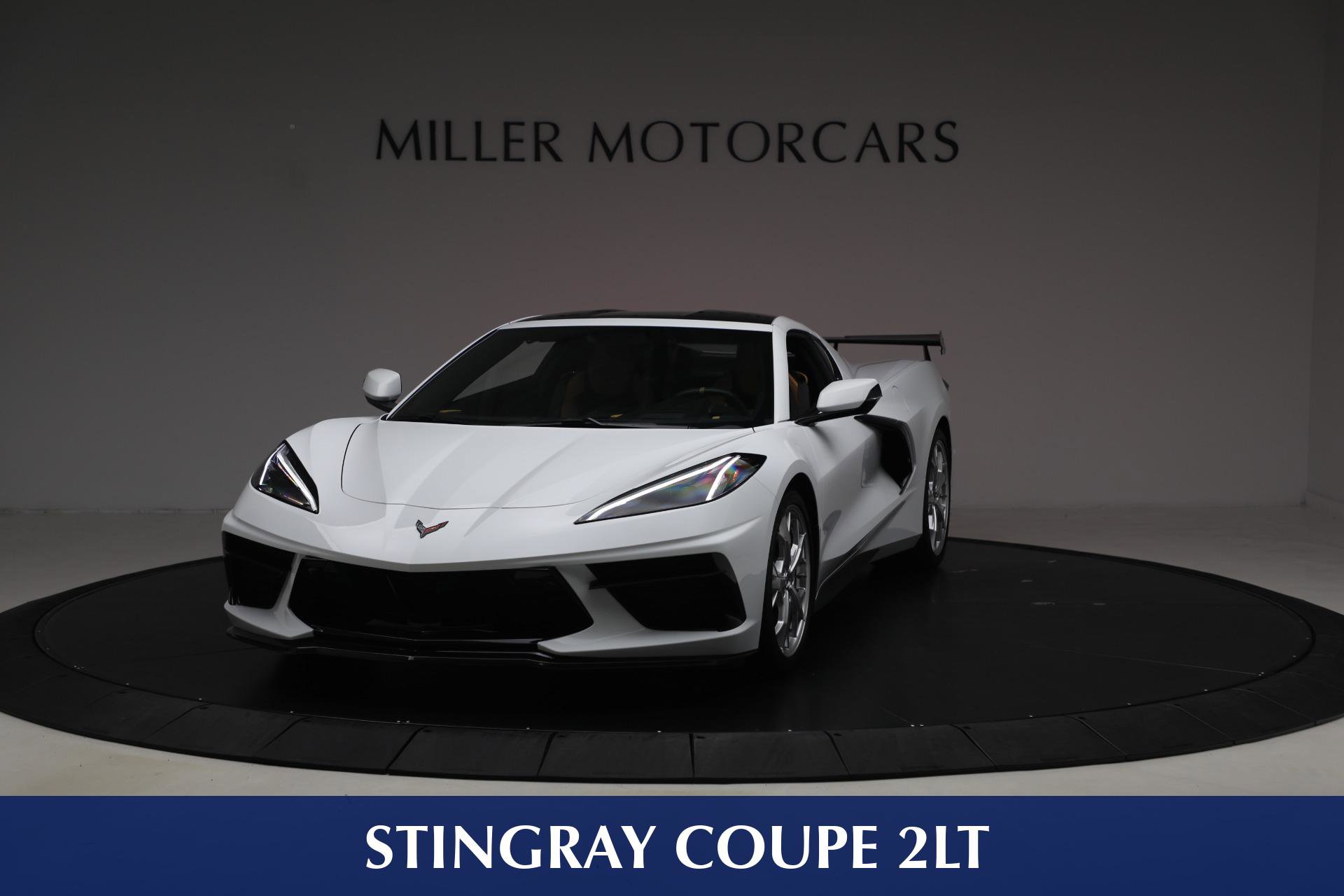 Used 2021 Chevrolet Corvette Stingray Preferred Cpe w/ Engine Appearance Package RWD image 1