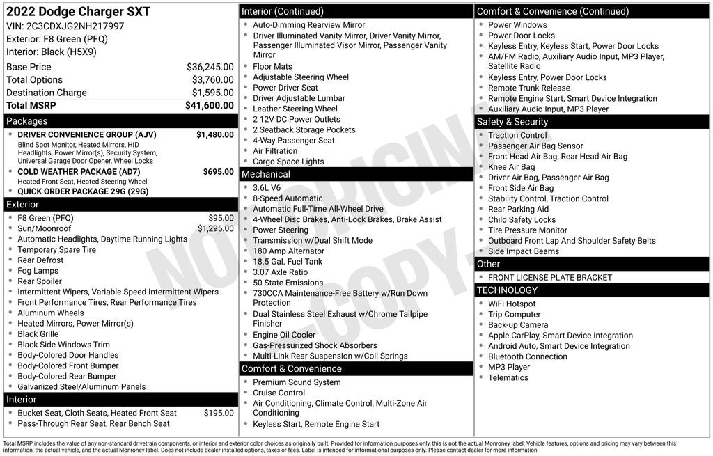 Used 2022 Dodge Charger SXT w/ Driver Convenience Group image 13