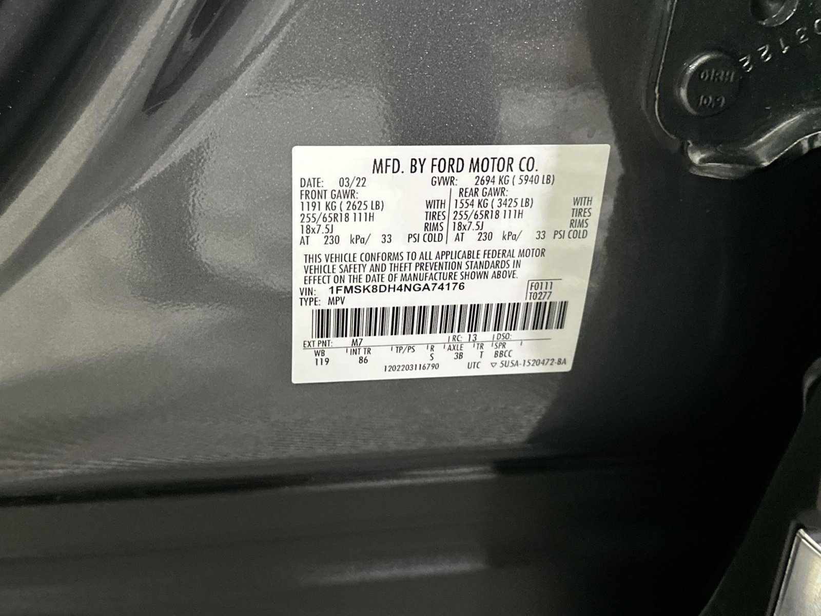 Used 2022 Ford Explorer XLT image 37