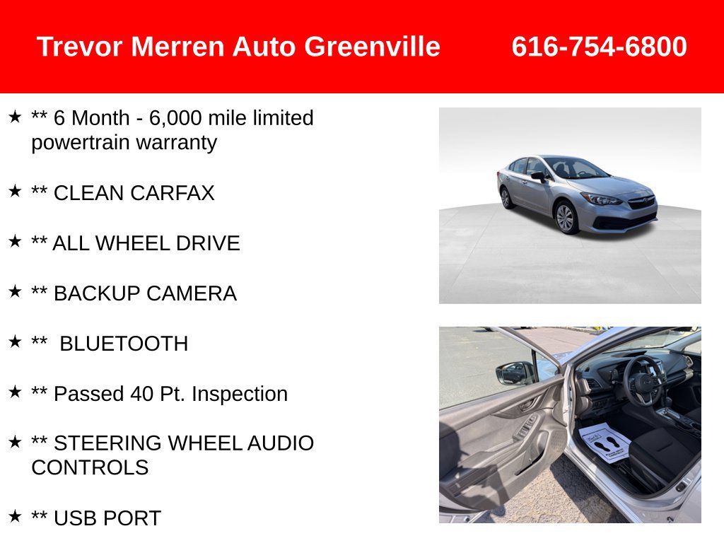 Used 2022 Subaru Impreza 2.0i AWD/4WD image 7