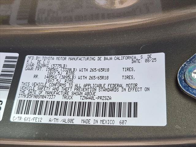 Used 2025 Toyota Tacoma TRD Sport RWD image 23