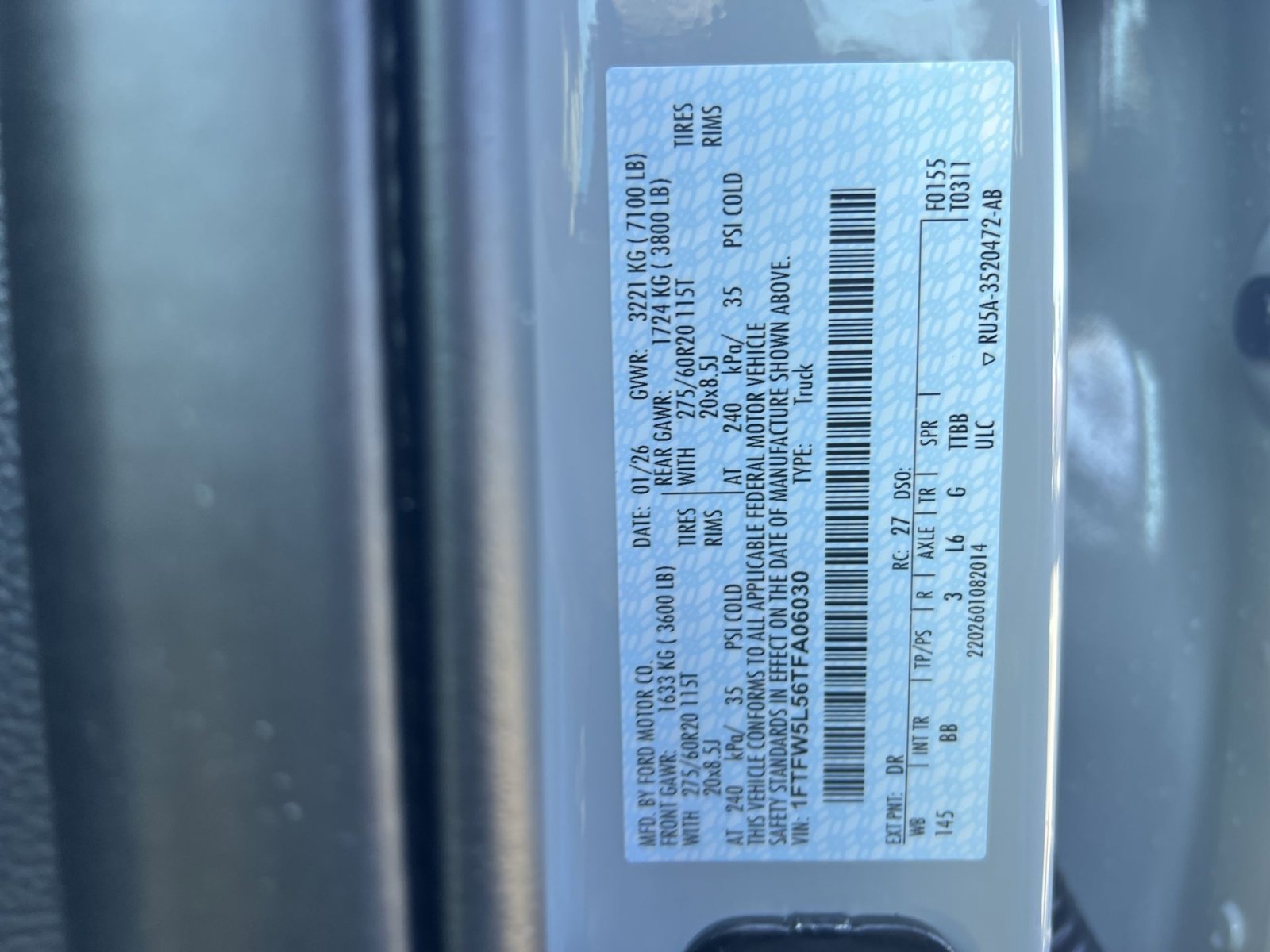 New 2026 Ford F150 Lariat w/ Equipment Group 501A Mid image 28