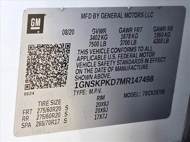 Used 2021 Chevrolet Tahoe Z71 w/ Z71 Signature Package AWD/4WD image 20