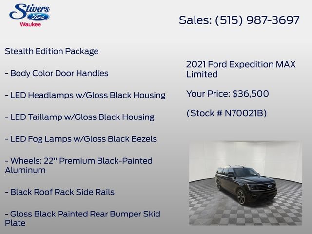 Used 2021 Ford Expedition Max Limited AWD/4WD image 22