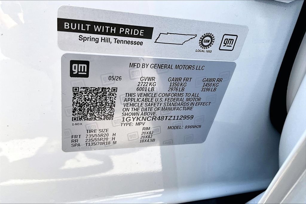 New 2026 Cadillac XT5 Premium Luxury w/ LPO, ONYX Package FWD image 36