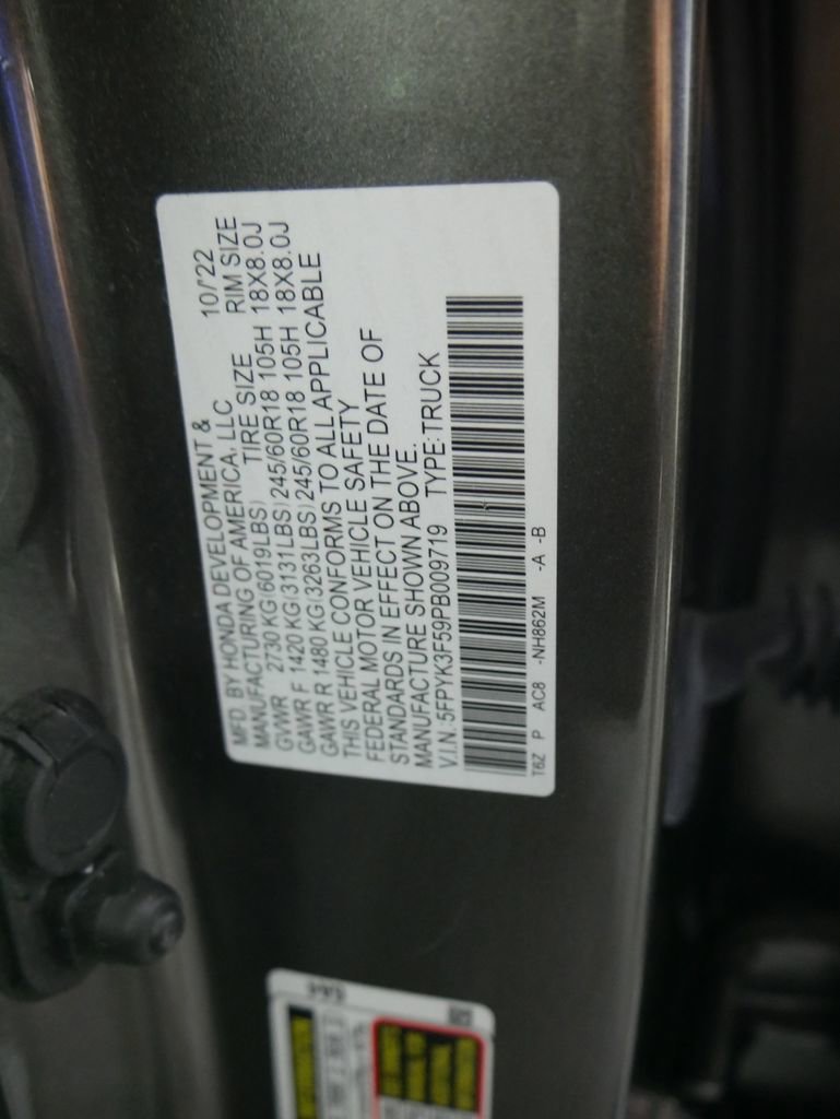 Used 2023 Honda Ridgeline RTL image 17
