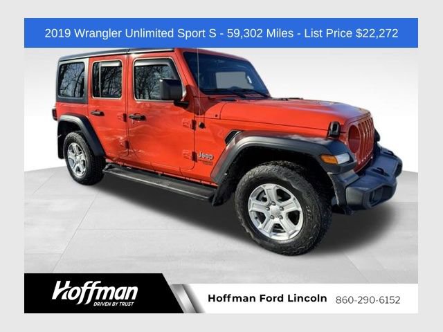 Used 2019 Jeep Wrangler Unlimited Sport S image 1