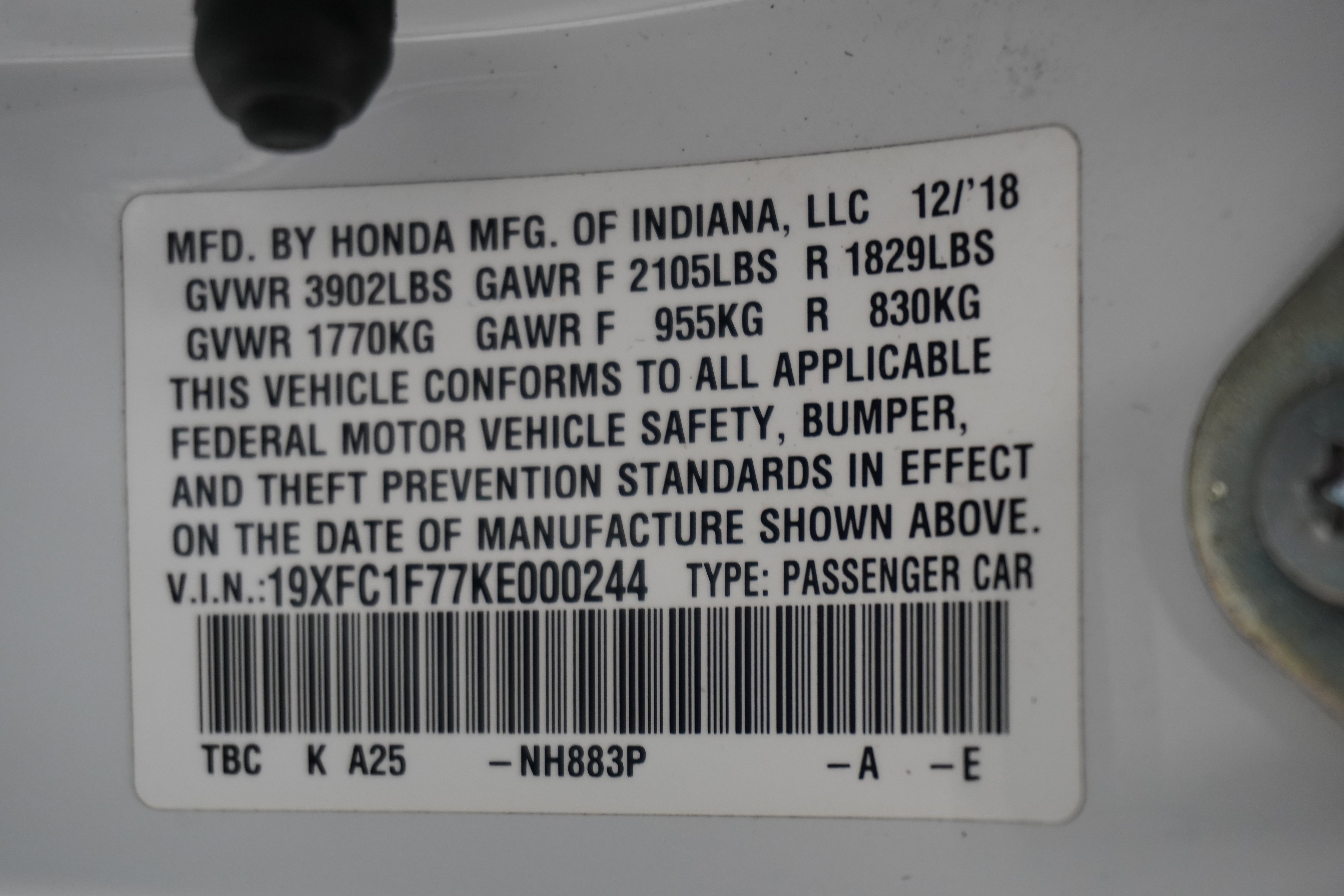 Used 2019 Honda Civic EX-L image 32