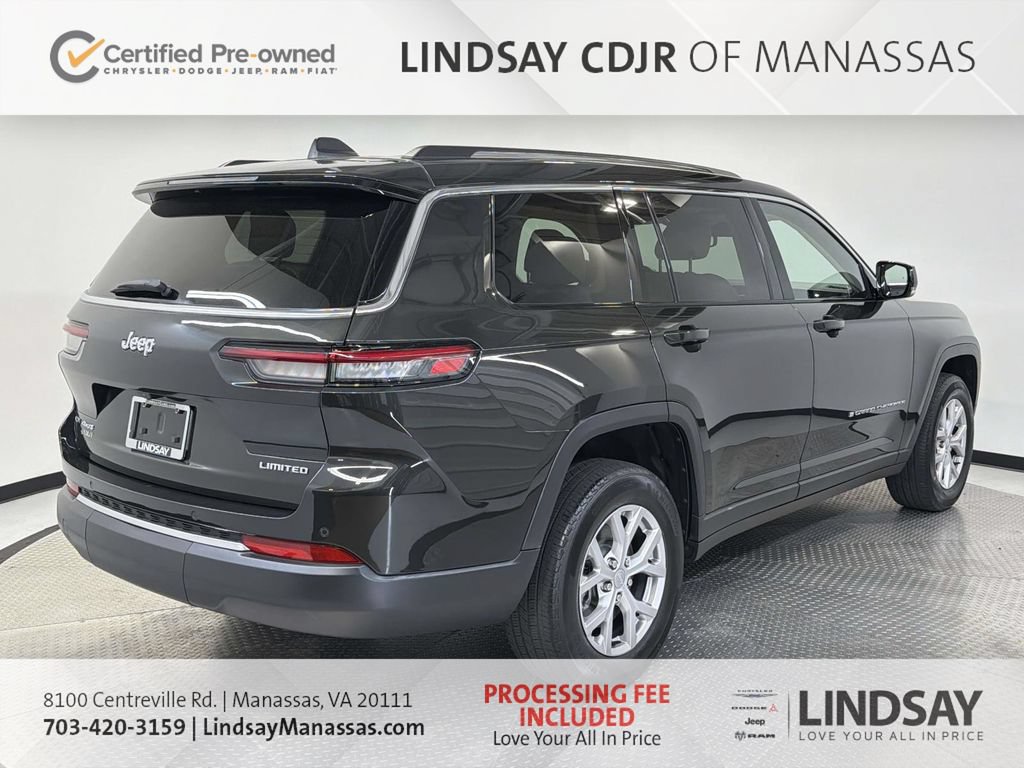 Certified 2022 Jeep Grand Cherokee L Limited AWD/4WD image 9