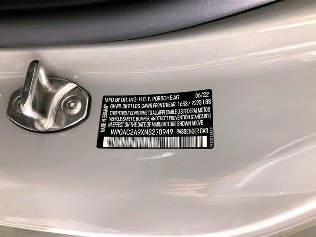 Certified 2022 Porsche 911 GT3 image 27